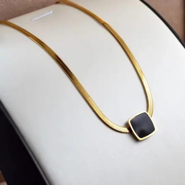 Gold Plated Stainless Steel Pendant
